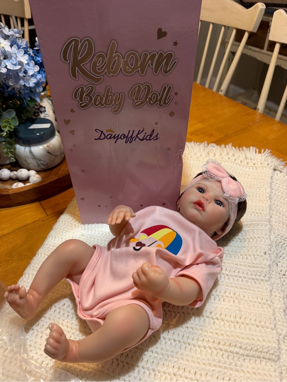 Dayoffkids Reborn Baby Doll 16”